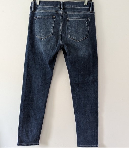 Frame Denim Le Garcon Straight Jeans In Azure Size 27 - Picture 9 of 14
